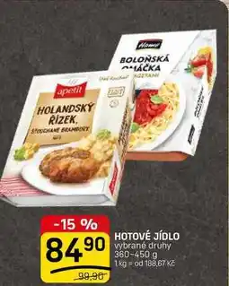 Flop HOTOVÉ JÍDLO nabídka