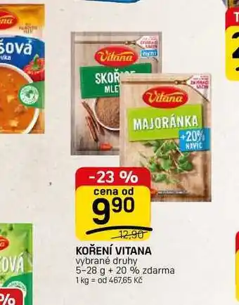 Flop KOŘENÍ VITANA vybrané druhy nabídka