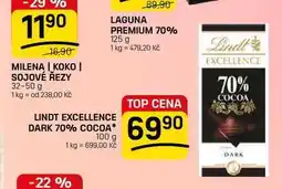 Flop Lindt Excellence Dark 70% Cocoa nabídka