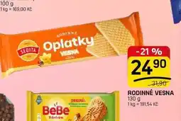 Flop RODINNÉ VESNA nabídka