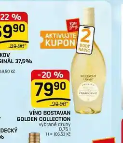 Flop VÍNO BOSTAVAN GOLDEN COLLECTION vybrané druhy nabídka