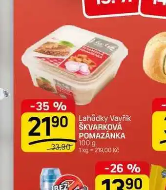 Flop ŠKVARKOVÁ POMAZÁNKA nabídka
