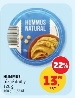 Penny Market Hummus nabídka