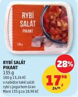 Penny Market Rybí salát pikant nabídka