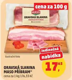 Penny Market Oravská slanina maso příbram nabídka