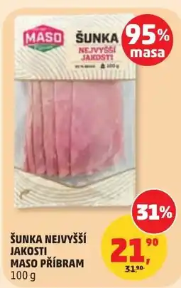 Penny Market Šunka nejvyšší jakosti maso příbram nabídka