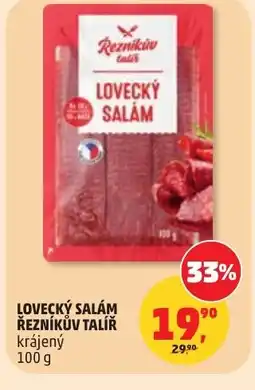Penny Market Lovecký salám řezníkův talíř nabídka