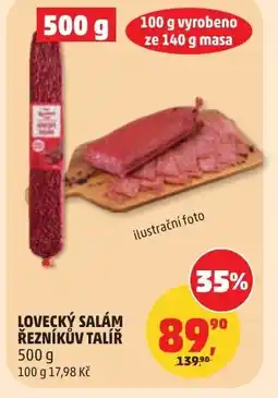 Penny Market Lovecký salám řezníkův talíř nabídka