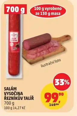 Penny Market Salám vysočina řezníkův talíř nabídka