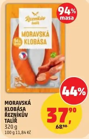 Penny Market Moravská klobasa řezníkův talíř nabídka