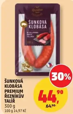 Penny Market Šunková klobása premium řezníkův talíř nabídka