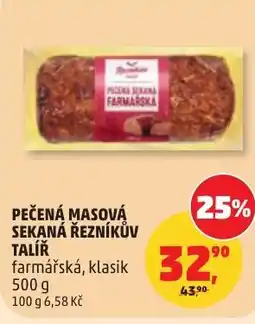 Penny Market Pečená masová sekaná řezníkův talíř nabídka
