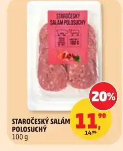 Penny Market Staročeský salám polosuchý nabídka