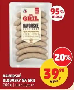 Penny Market Bavorské klobásky na gril nabídka