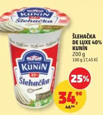 Penny Market Šlehačka de luxe 40% kunin nabídka
