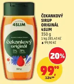 Penny Market Čekankový sirup originál 4Slim nabídka