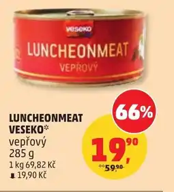 Penny Market Luncheonmeat veseko nabídka