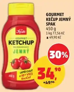 Penny Market Gourmet kečup jemný spak nabídka