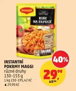 Penny Market Instantní pokrmy maggi nabídka