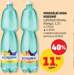 Penny Market Minerální voda korunní nabídka
