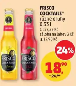 Penny Market Frisco cocktails nabídka
