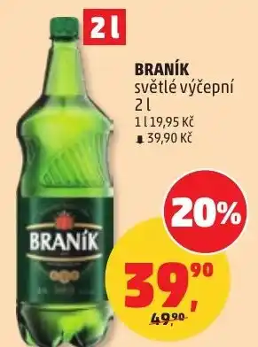 Penny Market Braník světlé výčepní nabídka
