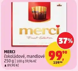 Penny Market Merci čokoládové, mandlové nabídka