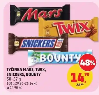 Penny Market Tyčinka mars, twix, snickers, bounty nabídka