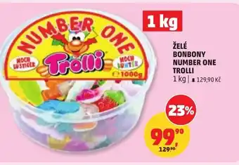 Penny Market Želé bonbony number one trolli nabídka
