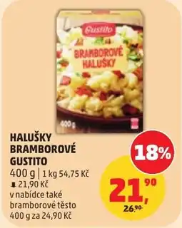 Penny Market Halušky bramborové gustito nabídka