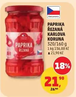 Penny Market Paprika řezaná karlova koruna nabídka