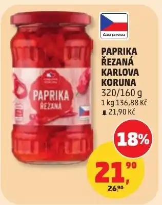 Penny Market Paprika řezaná karlova koruna nabídka