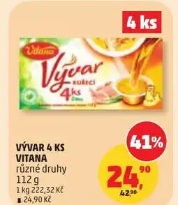 Penny Market Vývar 4 ks vitana nabídka