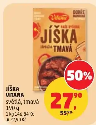 Penny Market Jíška vitana světlá, tmavá nabídka