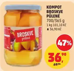 Penny Market Kompot broskve půlené nabídka