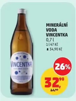 Penny Market Minerální voda vincentka nabídka