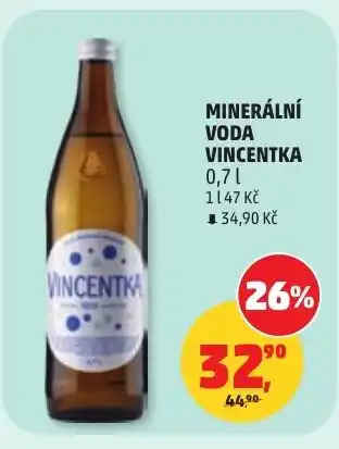 Penny Market Minerální voda vincentka nabídka