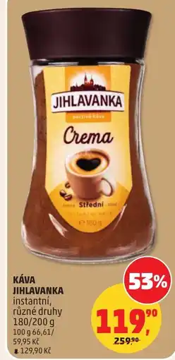Penny Market Káva jihlavanka instantní nabídka