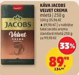 Penny Market Káva jacobs velvet crema mletá nabídka