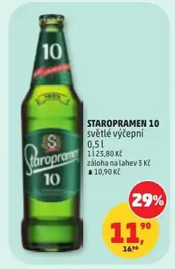 Penny Market Staropramen 10 světlé výčepní nabídka