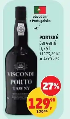 Penny Market Portské červené nabídka