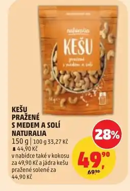 Penny Market Kešu pražené s medem a solí naturalia nabídka