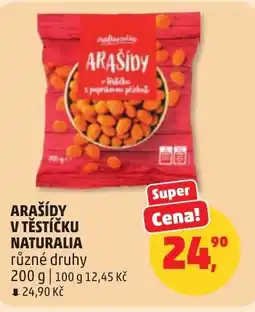Penny Market Arašídy v těstíčku naturalia nabídka