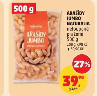 Penny Market Arašídy jumbo naturalia nabídka