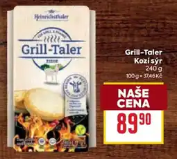 Billa Grill-Taler Kozí sýr nabídka