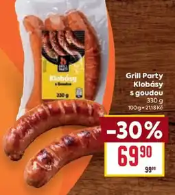 Billa Grill Party Klobásy s goudou nabídka