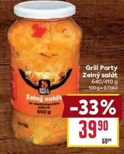 Billa Grill Party Zelný salát nabídka