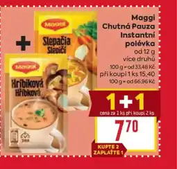 Billa Maggi Chutná Pauza Instantní polévka nabídka