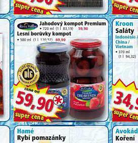 Norma Jahodový kompot premium nabídka