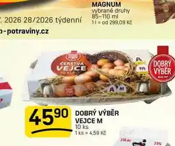 Flop DOBRÝ VÝBĚR VEJCE M 10 ks nabídka